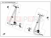 CFMOTO 2015 SSV ZFORCE 800 (CF800) THREE-POINT SEAT BELTS - F34-A