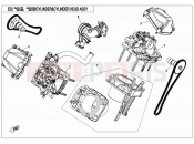 CFMOTO 2015 SSV ZFORCE 800 (CF800) CYLINDER ãCYLINDER HEAD ASSY - E02