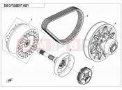 CFMOTO 2015 SSV ZFORCE 800 (CF800) CVT ASSY - E05
