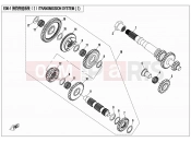 CFMOTO 2015 SSV ZFORCE 800 (CF800) TRANMISSION SYSTEM (â ) - E06-1