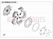 CFMOTO ZFORCE 800 (CF800) CLUTCH ASSY - E05-4