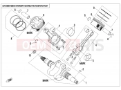 CFMOTO 2017 SSV ZFORCE 800 (CF800) CRANKSHAFT @^ CONNECTING ROD @^ PISTON ASSY. - E04