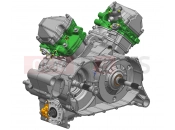 CFMOTO 2019 SSV ZFORCE 800 (CF800) 2V91W ENGINE(LONG FRONT OUTPUT SHAFT) - E00-1