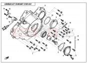 CFMOTO 2020 SSV ZFORCE 800 (CF800) LEFT CRANKCASE COVER ASSY. - E01-5-V2