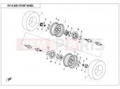 CFMOTO ZFORCE 800 (CF800) FRONT WHEEL(2018) - F07-B