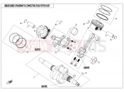 CRANKSHAFT @^ CONNECTING ROD @^ PISTON ASSY - E04-B - CFMOTO ZFORCE 800 (CF800SU-3) 2026