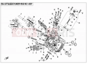 CFMOTO 2013 SSV ZFORCE 800 (CF800US-A) CYLINDER HEAD NO.1 ASSY - E02-2