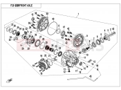 FORNT AXLE - F29 - CFMOTO ZFORCE 800 (CF800US-A) 2015