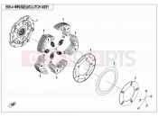 CLUTCH ASSY - E05-4 - CFMOTO ZFORCE 800 (CF800US-A) 2015