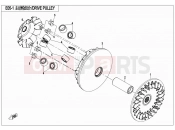 CFMOTO 2016 SSV ZFORCE 800 (CF800US-A) DRIVE PULLEY - E05-1