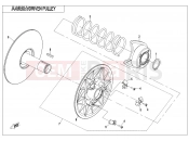 CFMOTO 2016 SSV ZFORCE 800 (CF800US-A) DRIVEN PULLEY(HL) - E05-2-A