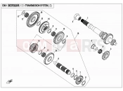 CFMOTO 2016 SSV ZFORCE 800 (CF800US-A) TRANMISSION SYSTEM (â ) - E06-1