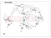 CFMOTO 2019 SSV ZFORCE 800 (CF800US-A) CAB FRAME(NA) - F23-B