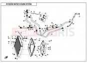 CFMOTO ZFORCE 800 (CF800US-A) WATER COOLING SYSTEM - F18-1-V2
