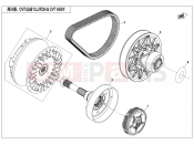 CFMOTO ZFORCE 800 (CF800US-A) CVT ASSY. - E05