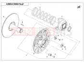 CFMOTO ZFORCE 800 (CF800US-A) DRIVEN PULLEY(HL) - E05-2-A