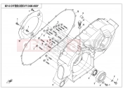 CFMOTO ZFORCE 800 (CF800UTR) CVT CASE ASSY. - E01-3