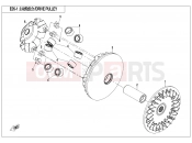 CFMOTO ZFORCE 800 (CF800UTR) DRIVE PULLEY - E05-1