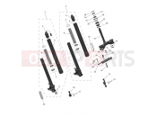 Triumph 2025 SPEED TRIPLE 1200 RX Front Forks & Lower Yoke