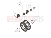 Front Brake Caliper & Discs - Triumph Tiger Sport 800 2025