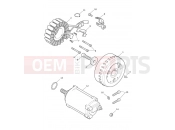 Triumph 2024 ROCKET 3 STORM R Alternator & Starter Motor