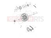 Triumph 2024 SCRAMBLER 1200 X Rear Wheel
