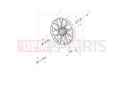 Triumph 2025 SCRAMBLER 1200 X Front Wheel