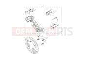 Triumph 2026 SCRAMBLER 1200 X Rear Brake Caliper & Disc