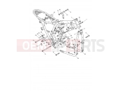 Triumph 2026 SCRAMBLER 1200 X Main Frame Assembly