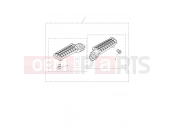 TRIUMPH Thruxton RS Front Footrest, Pair
