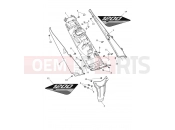 Triumph 2026 Tiger 1200 Desert Rear Mudguard