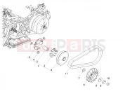 Half-pulley assy., driving - Aprilia SR GT 200 (EU) 2024