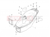 Saddle compartment - Aprilia SR GT 200 (EU) 2024
