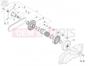 PIAGGIO Beverly 310 25° Anniversario (EU) Driven pulley