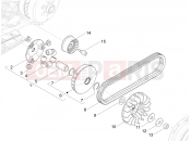 Driving pulley - Piaggio MP3 310 Sport E5+ (EU) 2026