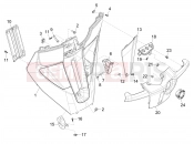 Front glove-box - Knee-guard panel - Piaggio MP3 310 Sport E5+ (EU) 2026