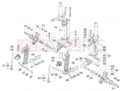 Front suspension - Shock absorber/s - Piaggio MP3 310 Sport E5+ (EU) 2026