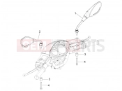 Driving mirror/s - Piaggio Typhoon 50 4T E2 (CA, US) 2023