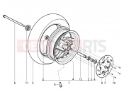 Front wheel - Piaggio Typhoon 50 4T E2 (CA, US) 2023