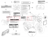 Plates - Emblems - Piaggio Typhoon 50 4T E2 (CA, US) 2023