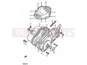 SUZUKI DR125S D (1983) 4 - CRANKCASE COVER