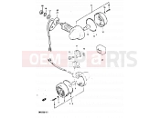 SUZUKI DR125S Z (1982) 27 - TURN SIGNAL LAMP (E02, E04, E15, E17, E21, E25)