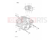 3 - CRANKCASE - Suzuki DR125S F (1985)