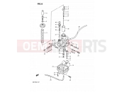 8 - CARBURETOR - Suzuki DR125S F (1985)