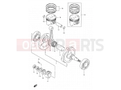5 - CRANKSHAFT - Suzuki DR200SE X (1999)