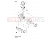 6 - CRANKSHAFT - Suzuki DR200SE K6 (2006) (E03,E28,E33)