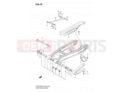 SUZUKI DR200SE K8 (2008) (E03,E28,E33) 45 - REAR SWINGING ARM
