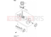 6 - CRANKSHAFT - Suzuki DR200SE L2 (2012) (E06)