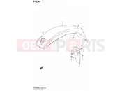 43 - FRONT FENDER - Suzuki DR200SE L2 (2012) (E06)