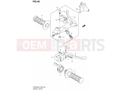 46 - HANDLE LEVER (DR200SEL2 E24) - Suzuki DR200SE L2 (2012) (E06)